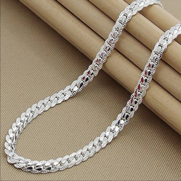 ๐925 Sterling silver snake necklace unisex - Picture 3 of 7